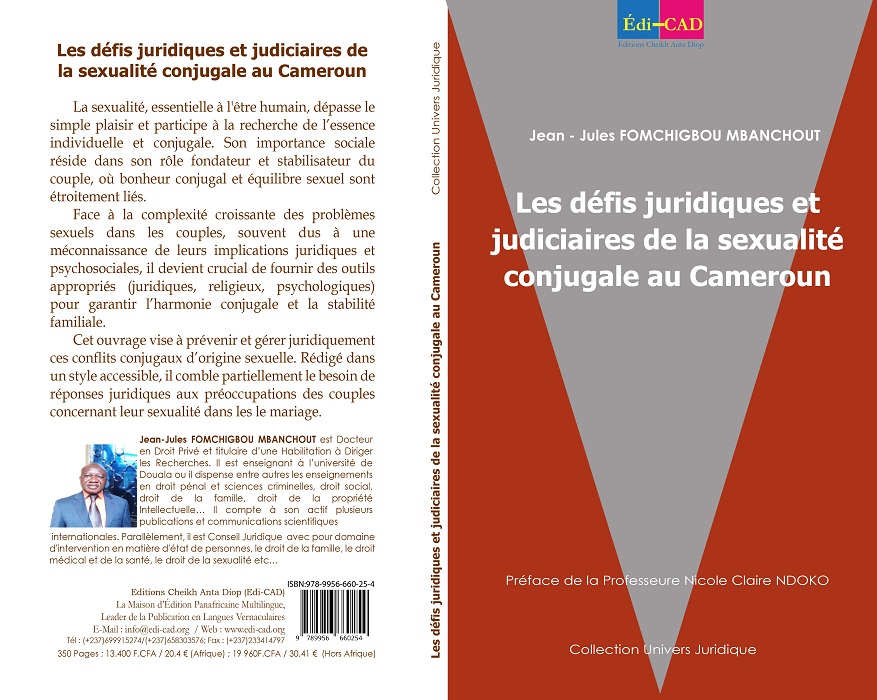    Les défis juridiques et judiciaires de la sexualité conjugale au Cameroun    